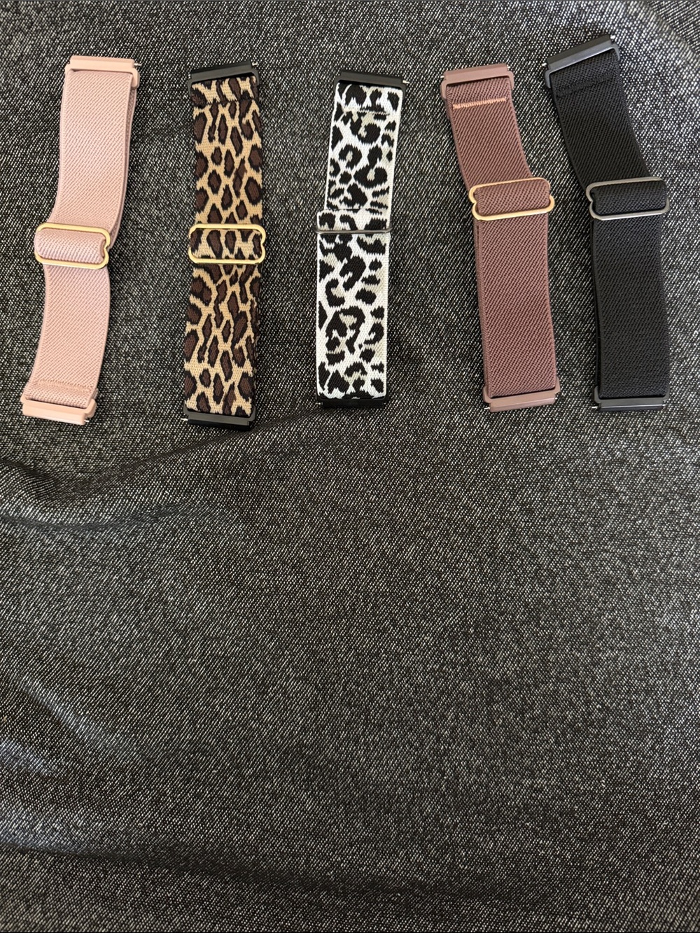 Women's Stretch Watch Bands - Pink, Leopard, White Leopard, Mauve, Black